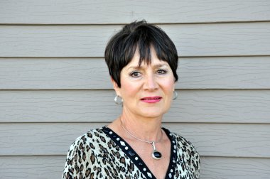 Olgun kadın güzelliğinin ifadeler.