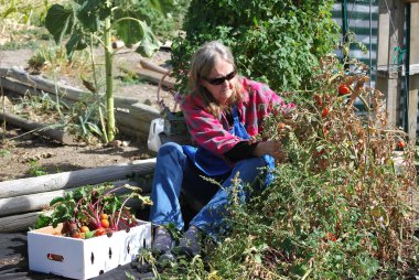 Olgun kadın çalışma.