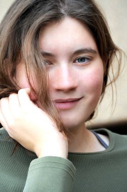 Kadın güzellik mankeni ifadeleri sadece dışarıda..