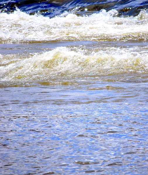 Fuertes Corrientes Agua Vientos Naturaleza Aire Libre — Foto de Stock