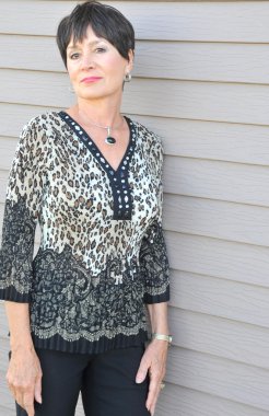 Olgun kadın güzelliğinin.