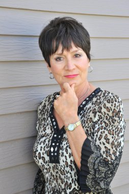 Olgun kadın güzelliğinin.