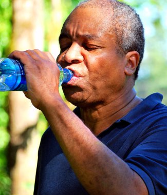 Afro-Amerikan erkek.