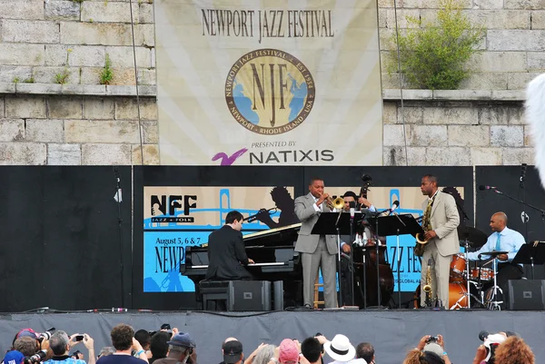 Wynton Marsalis Jazz Quintet. — Stock Photo, Image