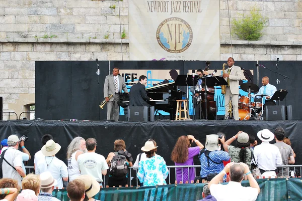 Wynton Marsalis Jazz Quintet. — Stock Photo, Image