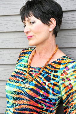 Olgun kadın güzelliğinin.