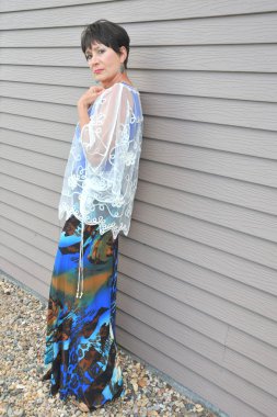 Olgun kadın güzelliğinin.