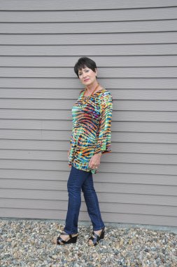 Olgun kadın güzelliğinin.