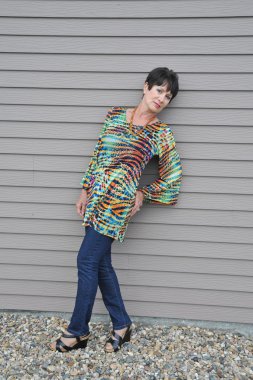 Olgun kadın güzelliğinin.