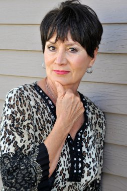 Olgun kadın güzelliğinin.