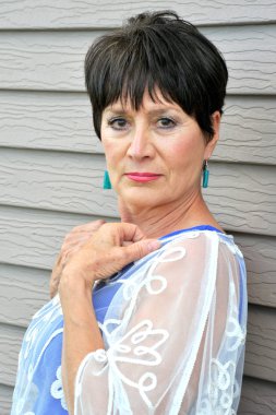 Olgun kadın güzelliğinin.