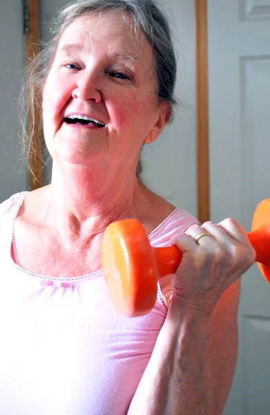 Weibliches Training. — Stockfoto