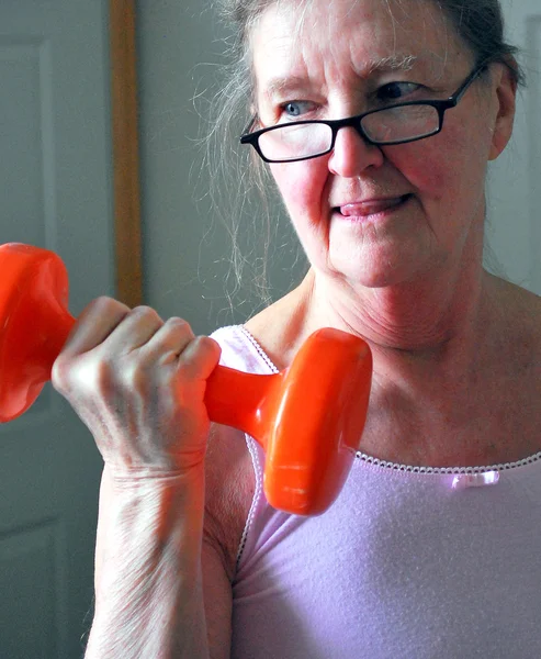 Vrouwelijke training. — Stockfoto