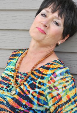 Olgun kadın güzelliğinin.