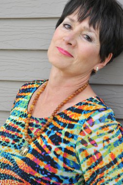 Olgun kadın güzelliğinin.