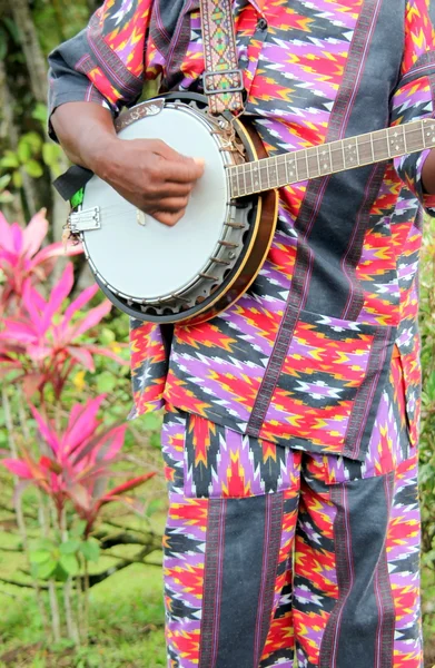 Karibiska musiker utföra. — Stockfoto