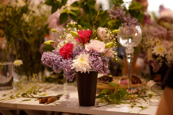Master Class Sur Fabrication Bouquets Fleurs — Photo