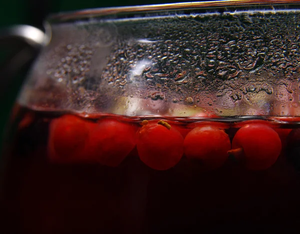 Compote in a glass container Stock Image