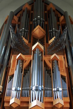 Reykjavik şehir katedralde organ