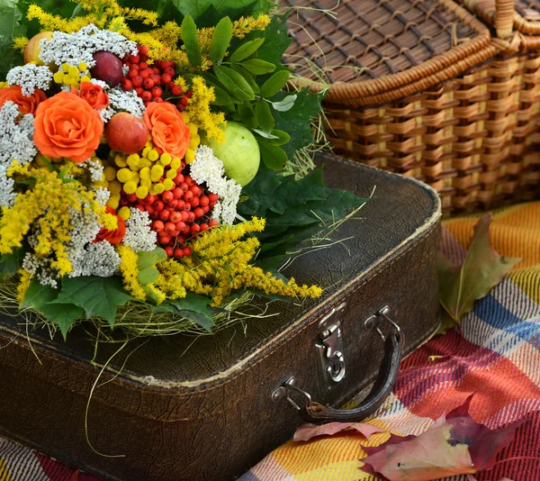 Bodegón romántico otoño — Foto de Stock