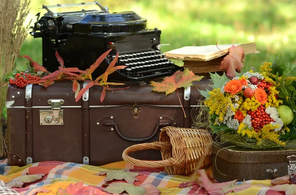 Romantische herfst stilleven — Stockfoto