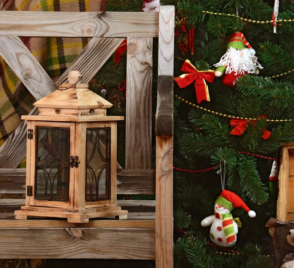 Vintage Christmas decorations — Stock Photo, Image