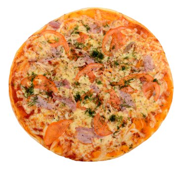 lezzetli karışık pizza