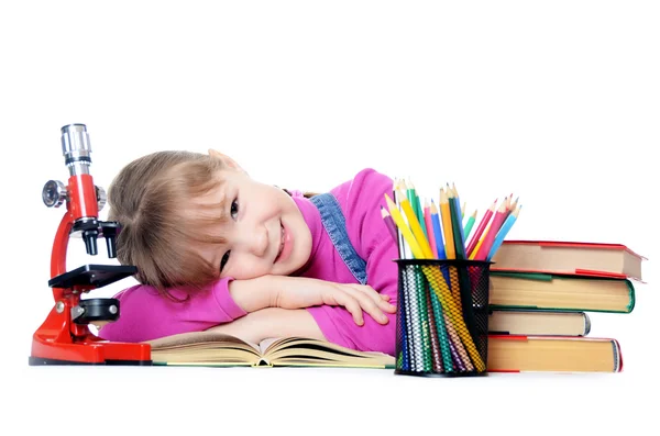 Menina aprendendo — Fotografia de Stock