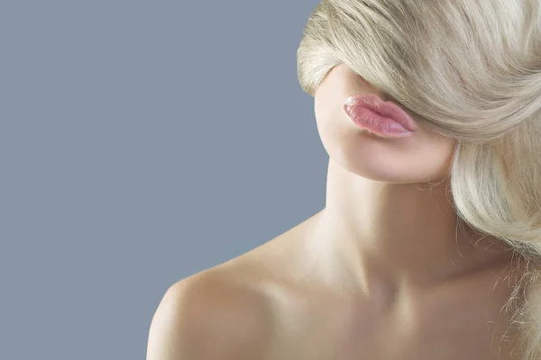 Woman Long Hair Blonde — Stock Photo, Image