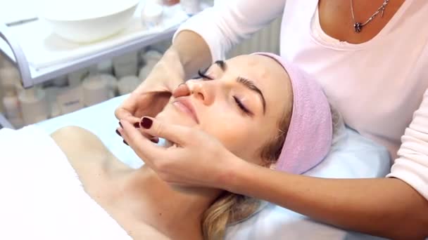 Hardware cosmetologia un salone di bellezza . — Video Stock