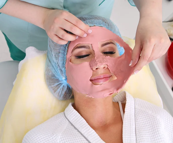 Cosmetología, mascarilla facial — Foto de Stock