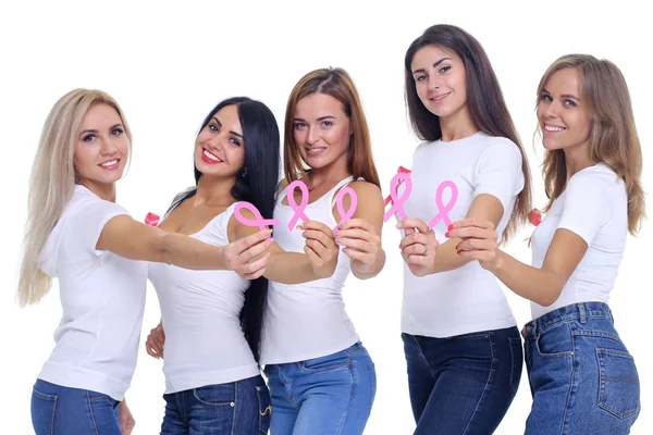 健康和预防乳腺癌的概念. — 图库照片