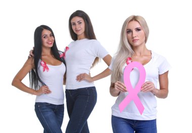 Sağlık ve meme kanseri önleme kavramı.