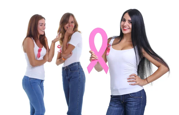 O conceito de saúde e a prevenção do câncer de mama . — Fotografia de Stock