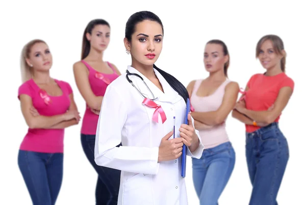 Breast cancer awareness health concept. — Stock Photo, Image