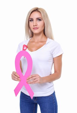 Sağlık ve meme kanseri önleme kavramı.