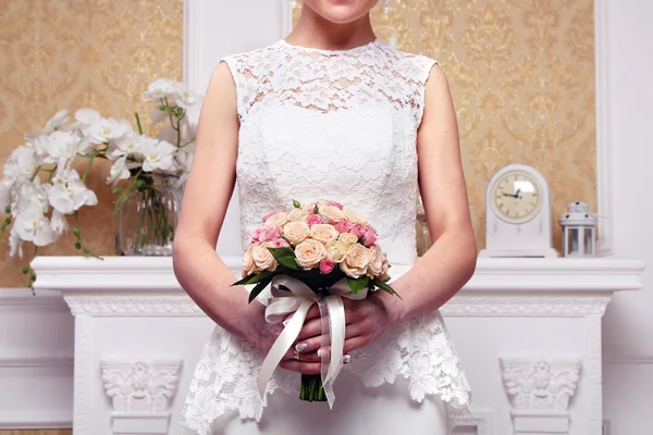 Ramo de boda de rosas — Foto de Stock