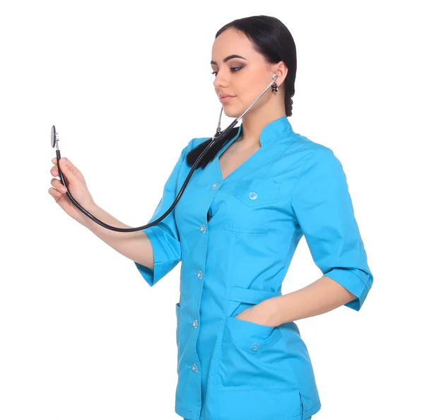 Young doctor woman standing — Stock Photo, Image