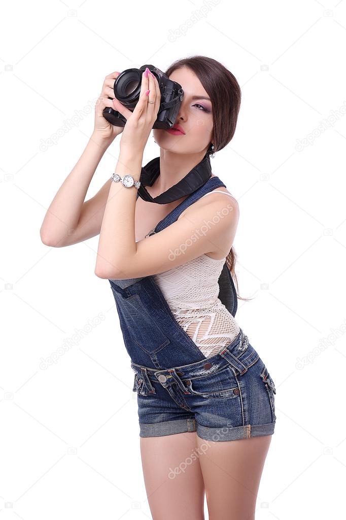 Girl fotogray concept