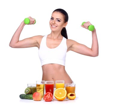 Yeme sağlıklı şekilde kavramı.