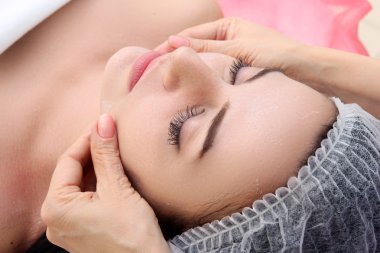 SPA. Cosmetic massage. clipart