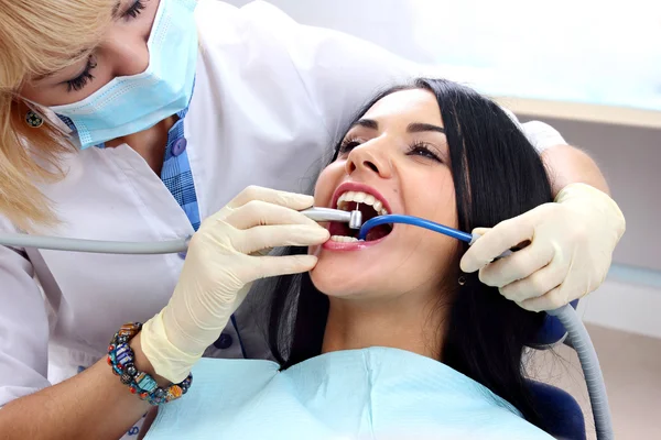 O conceito de dentes saudáveis . — Fotografia de Stock