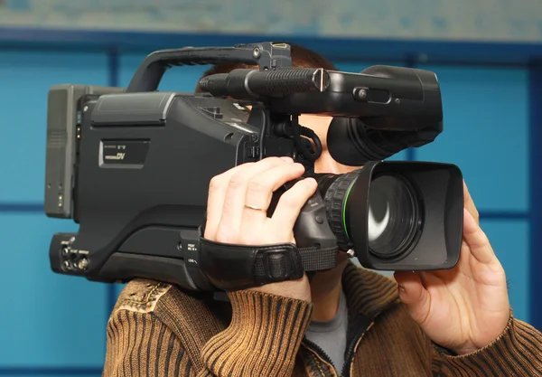 Television cameraman — Stock Photo, Image