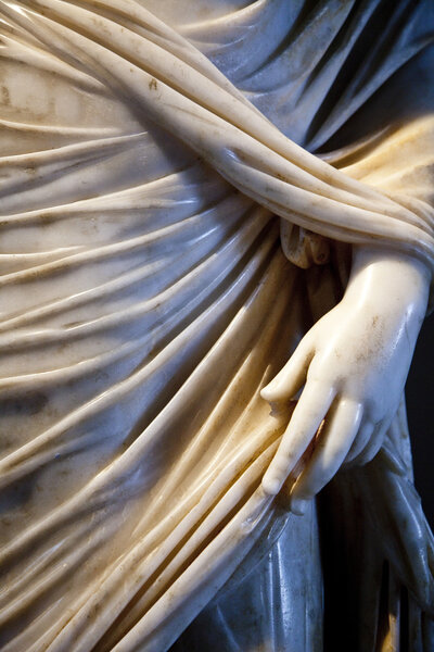 Archaeological Statue Detail