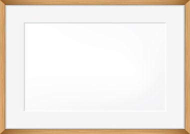 Vektör boş fotoğraf çerçevesinin