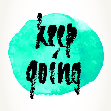 Motivasyon el çizimi harfler