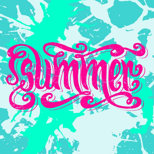 Letras brillantes de verano — Vector de stock
