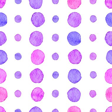 Sorunsuz suluboya nokta deseni