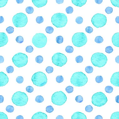 Sorunsuz suluboya nokta deseni