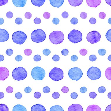 Sorunsuz suluboya nokta deseni